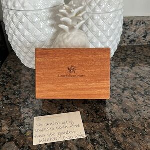 “Gratefulness Creates” Handmade Wooden Box - great for personalized gift!